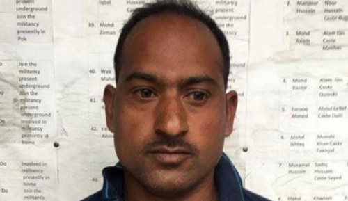 జమ్మూకశ్మీర్‌లో అనుమానిత ఉగ్రవాది అరెస్ట్‌