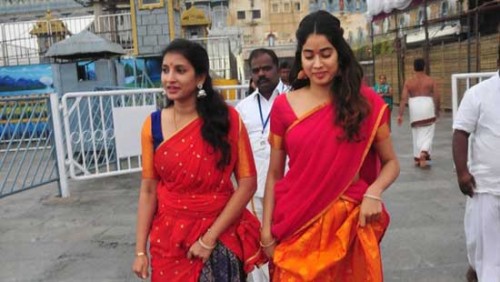 తిరుమలలో శ్రీదేవి కూతురు..