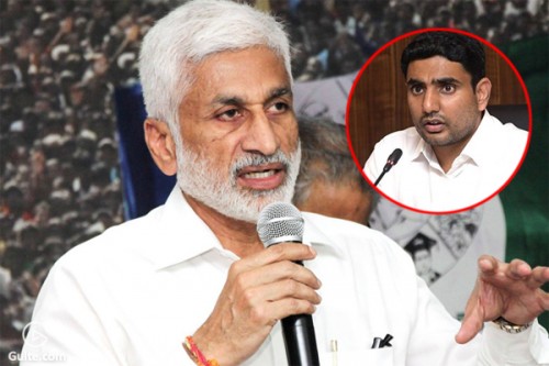 లోకేష్‌ ట్వీట్‌పై విజయసాయిరెడ్డి ఫైర్‌