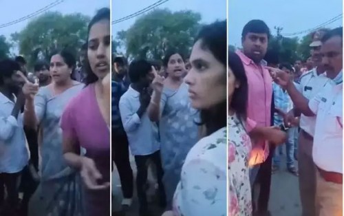 కేసీఆర్‌కు చెప్పి సస్పెండ్ చేయిస్తా :  వైసీపీ ఎమ్మెల్యే భార్య