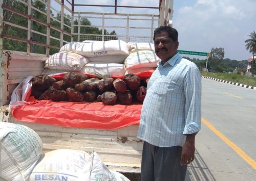 20 లక్షల విలువ చేసే ఎర్రచందనం స్వాధీనం