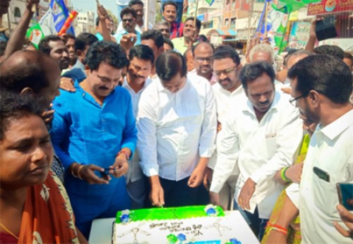 ఘనంగా వైసీపీ ఆవిర్భావ దినోత్సవ వేడుకలు