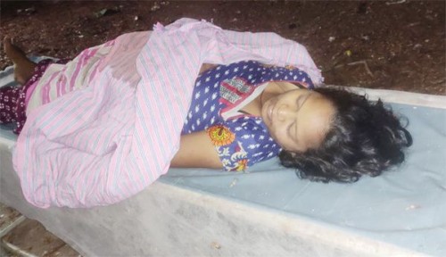 అనుమానాస్పదస్థితిలో గిరిజన యువతి మృతి