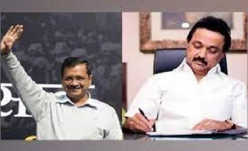 కేజ్రీవాల్ తో ఎం.కె.స్టాలిన్ బేటీ