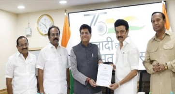 కేంద్ర మంత్రి పీయూష్ గోయల్‌తో తమిళనాడు సీఎం ఎంకే స్టాలిన్ భేటీ