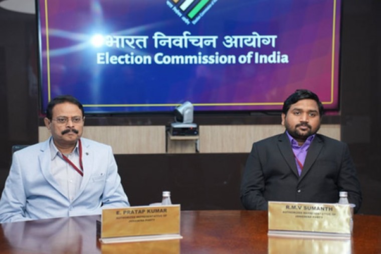 EC Holds Talks with Jana Sena Delegation on Electoral Reforms