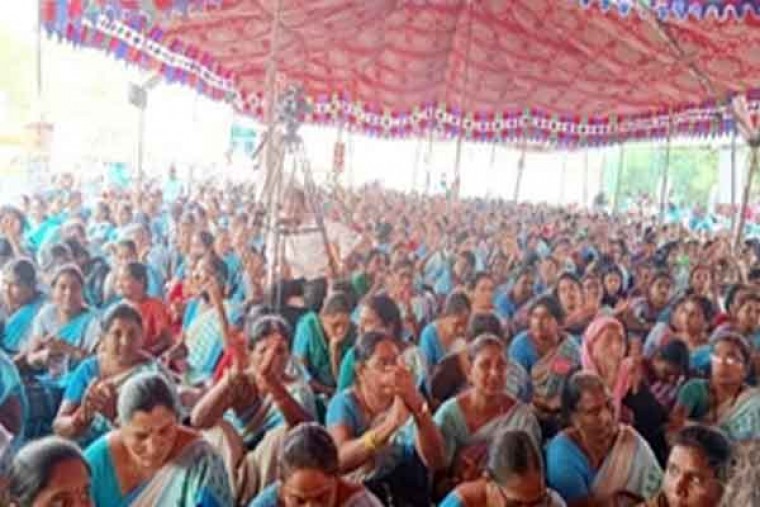 Anganwadi workers in Andhra return to work after 42-day strike