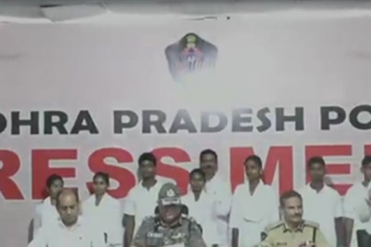 Nine Maoists including top leader surrender before Andhra Pradesh DGP