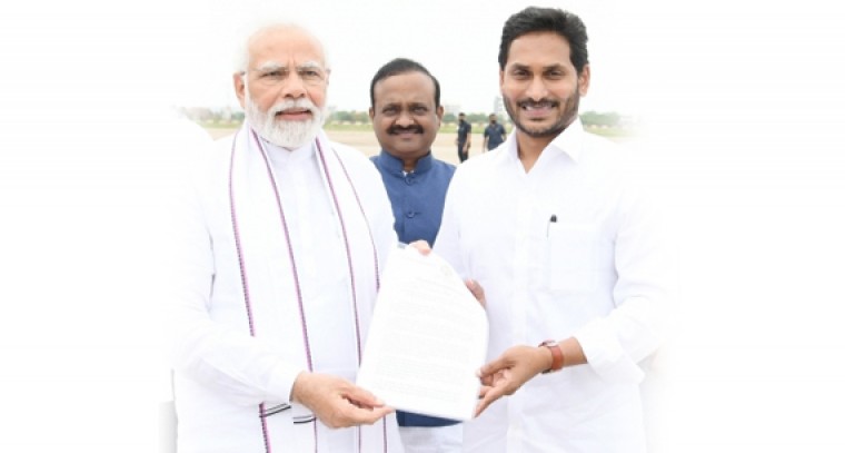 Y.S. Jagan urges Modi to release resource gap grant, clear arrears