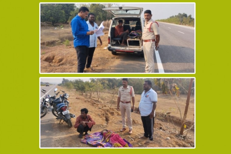 Andhra Police come to rescue of Odisha man walking with wife's dead body