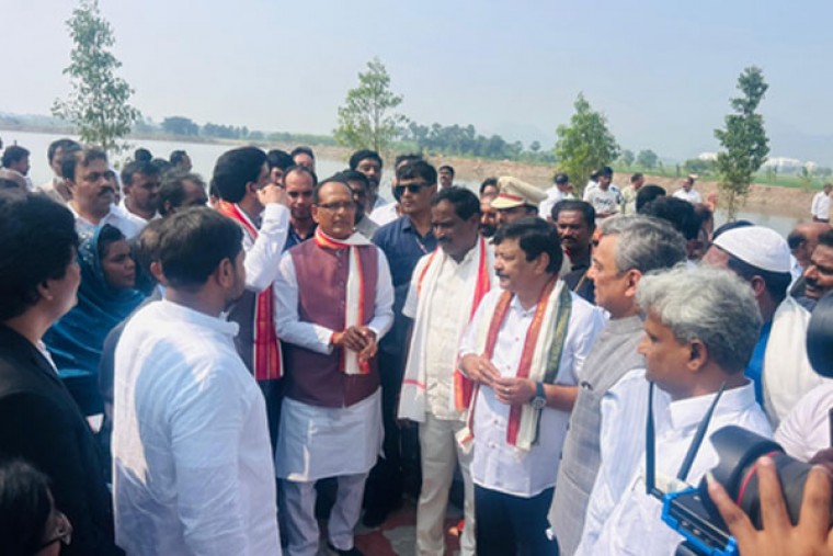 Shivraj Singh Chouhan inaugurates revived waterbody in Andhra Pradesh