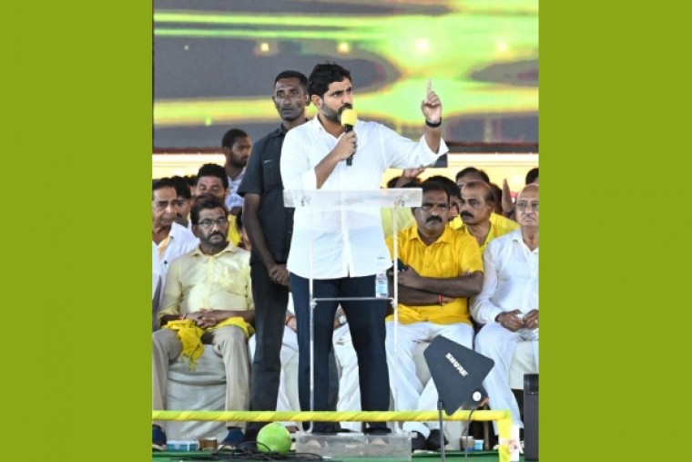 Chandrababu a 'visionary', Jagan a 'prisoner': Lokesh