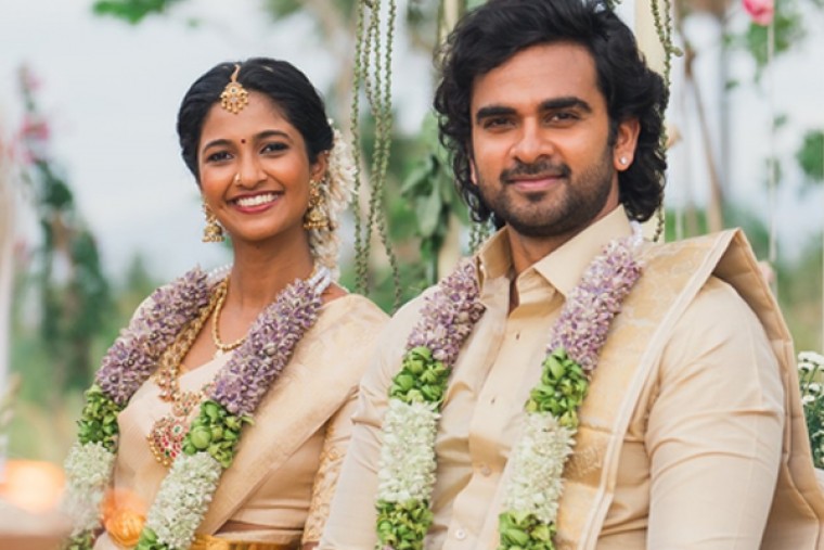 Ashok Selvan marries Keerthi Pandian in a traditional Tamil ceremony