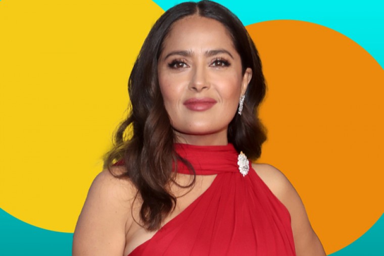 Salma Hayeks family just won't let her pose for bikini shoot in 'peace'