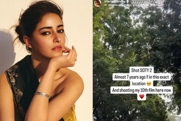 Ananya Panday returns to debut film's location to shoot for her 10th movie