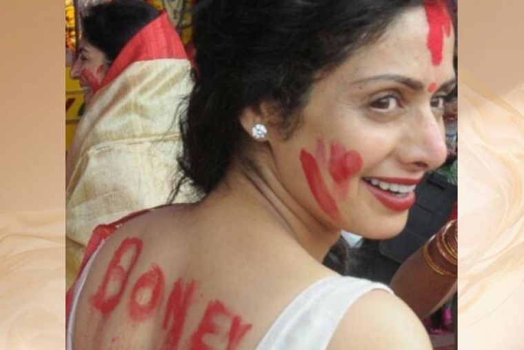 Boney Kapoor shares picture of late wife Sridevi': 'Holi was happiest'