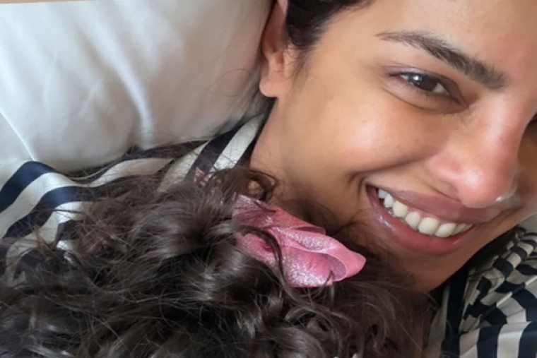 Amid Oscars backlash, Priyanka Chopra shares adorable pic of little Malti Marie cuddling up to her