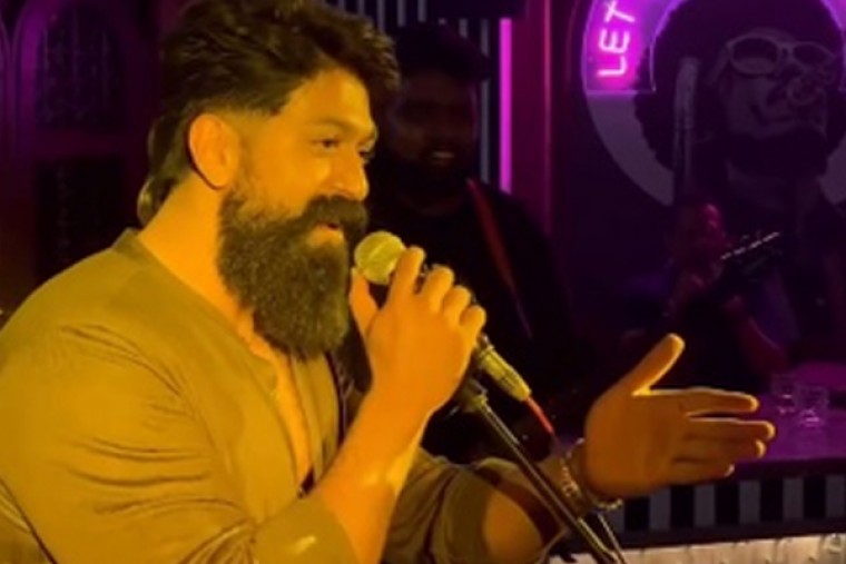 'KGF' star Yash sings 'Jotheyali Jothe Jotheyali' for wife Radhika Pandit