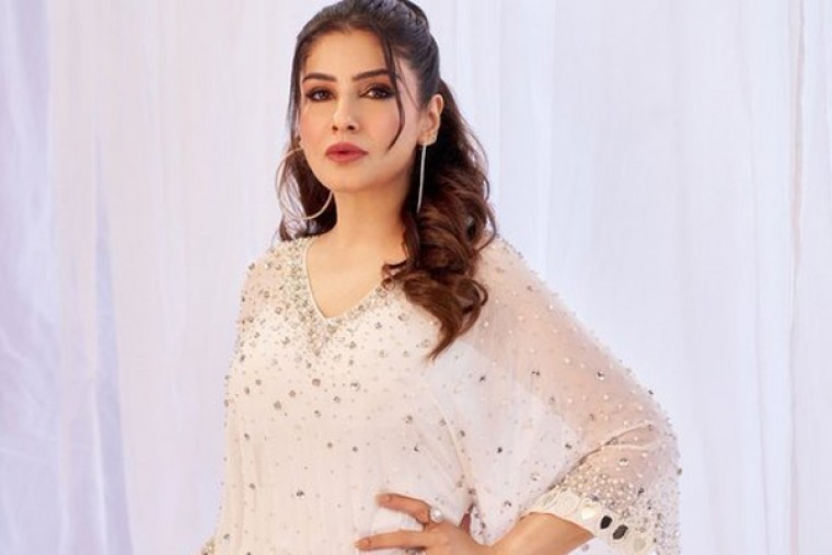 Raveena Tandon honoured by Maharashtra Deputy CM Devendra Fadnavis