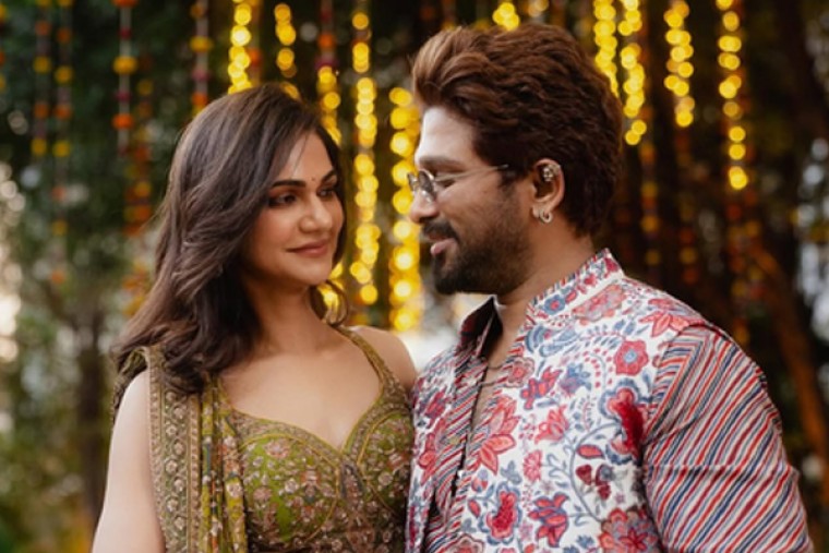 Sneha Reddy thanks hubby Allu Arjun for 'being my partner in every chapter'