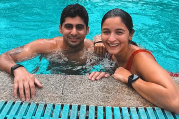 Alia Bhatt shares a glimpse from her 'pool boot camp'