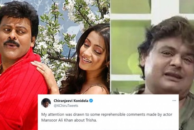 Chiranjeevi slams Mansoor Ali Khan for 'disgusting' comments on Trisha