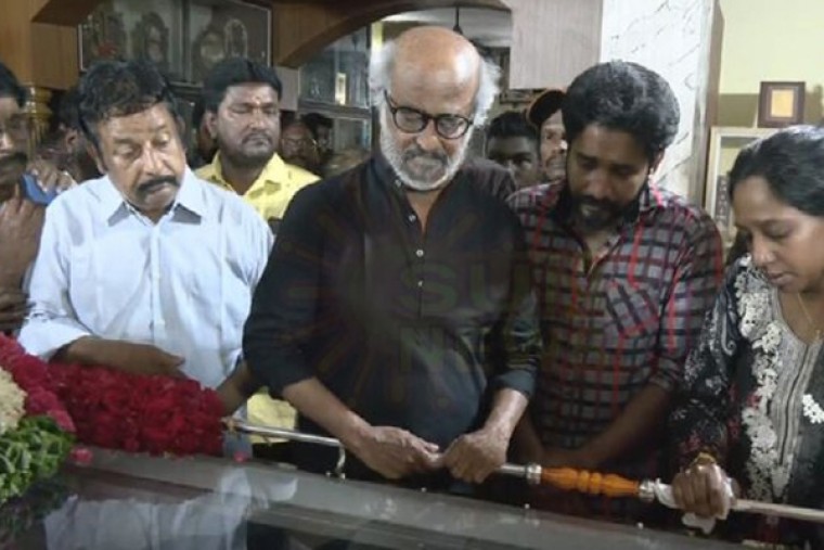 Rajinikanth pays his last respects to late actor Rajesh; Terms his loss as 'huge'