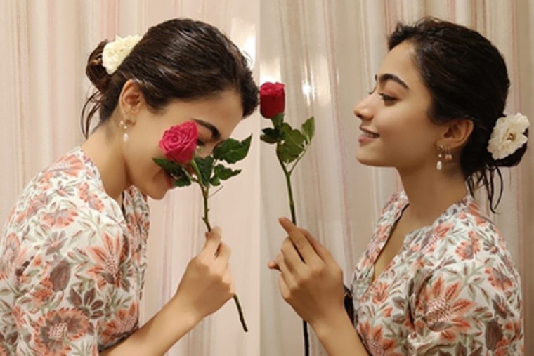 Rashmika buys flower for herself as an act of self-love