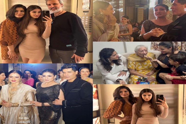 Raveena Tandon's week in a nutshell: 'Friends, family, birthday's & cookies'