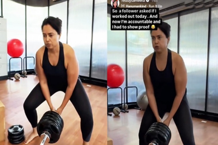 Sameera Reddy talks about misconception of weight-training