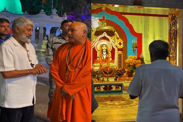 Vivek Agnihotri offers prayers at Gorakhnath Temple