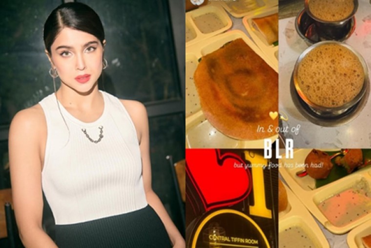 Sharvari takes Bengaluru by storm with her 'yummy' escapades