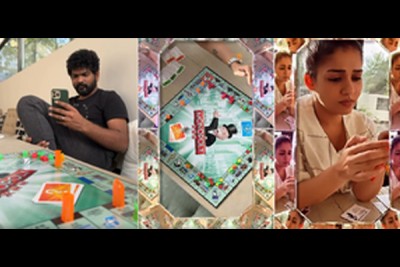 Nayanthara and her husband Vignesh Shivan bond over a game of Monopoly