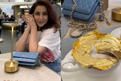 Tisca Chopra gets all caffeined up with 'gold-plated coffee' in Dubai