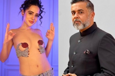 Uorfi calls Chetan Bhagat a 'pervert' after he questions her dress sense