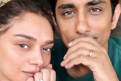 E. N. G. A. G. E. D. - Aditi Rao Hydari confirms union with Siddharth
