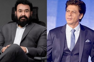 Mohanlal invites SRK for a 'Zinda Banda' session; 'your place or mine?' asks SRK