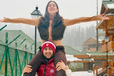 Sara Alia Khan shares leaf from her winter vacation with brother Ibrahim