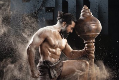 Ram Charan impresses as a mace-wielding wrestler in 'Peddi Pehelwan Glimpse'