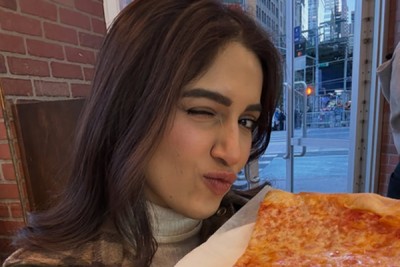 Bhumi Pednekar finds joy in family time and gorging on pizza