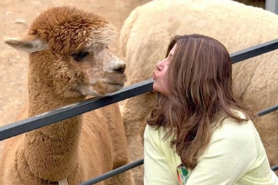 Hina Khan spends time with alpacas during her exotic South Korea trip