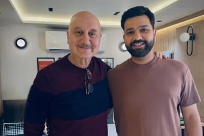 Anupam Kher calls 'cool dude' Rohit Sharma absolutely 'real'