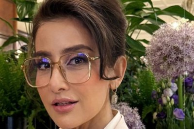 Manisha Koirala begins her Tuesday morning on a spiritual note