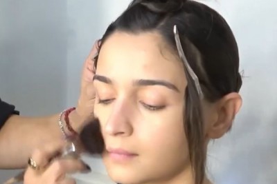 Alia Bhatt captures all the chaos behind achieving her latest high-glam avatar