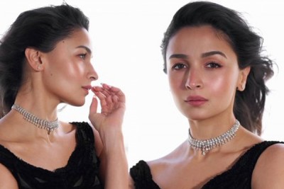 Alia Bhatt exudes radiance and timeless charm in a chic black gown in Jeddah