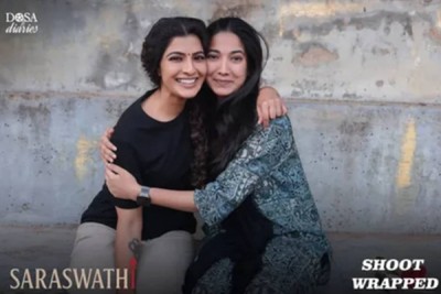 Shooting of Varalaxmi Sarathkumar's 'Saraswathi' wrapped up!