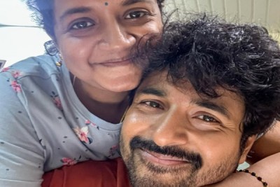 Sivakarthikeyan pens a lovely birthday wish for his 'everything' wife Aarthy