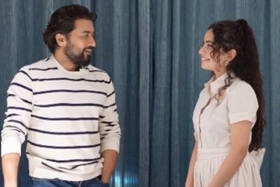 Suriya meets singer Dhee in Colombo; calls her single 'Vari Vari' a ''timeless song''