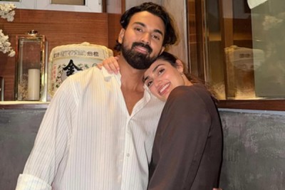 K L Rahul wishes a happy birthday to his 'best friend, wifey & lover' Athiya Shetty