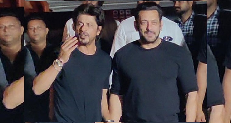 సల్మాన్ బర్త్ డే పార్టీలో షారుఖ్.. వీడియో వైరల్
